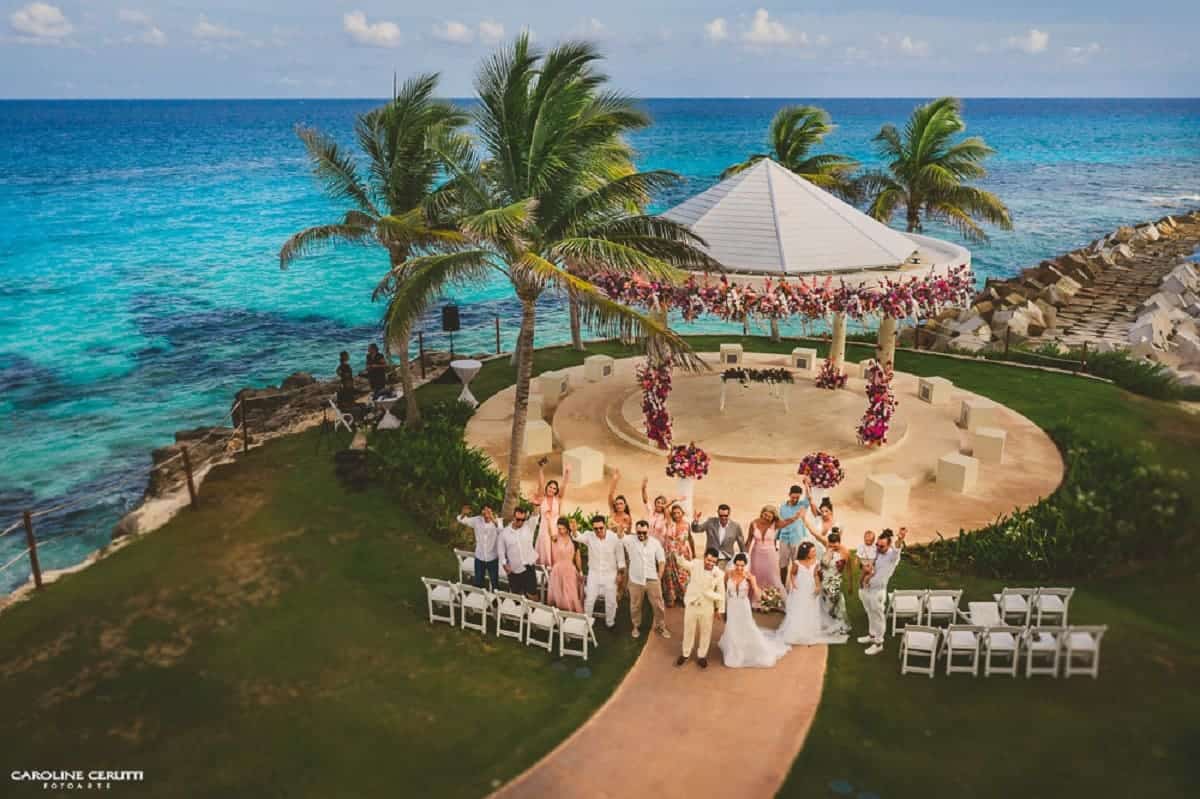 Casamento em Cancún Emanuele e Jonathan