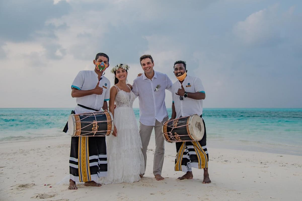 Destination Wedding nas Ilhas Maldivas Ilana e Pedro