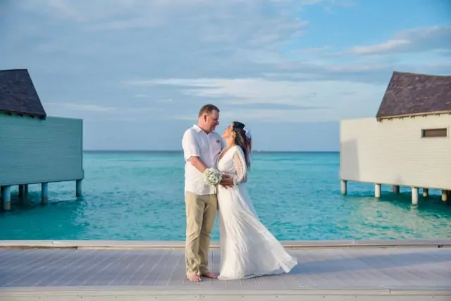 casamento em um resort de maldivas