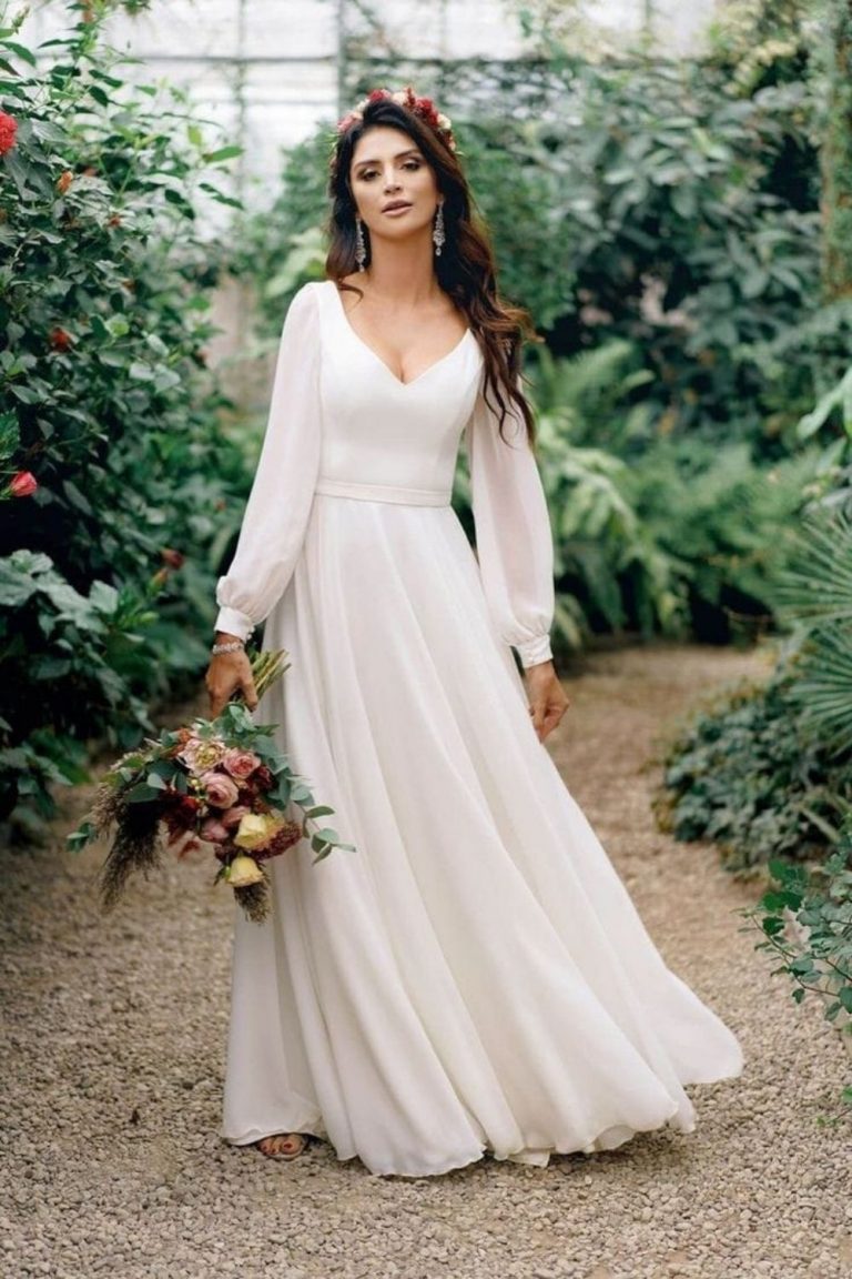 vestido de noiva campo
