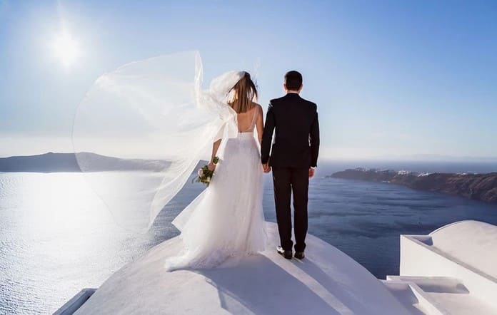 lugares para se casar na grécia