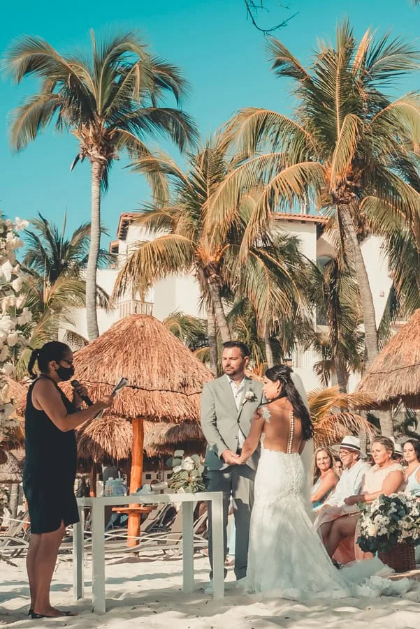 Aline e Marlon, casamento em Cancún