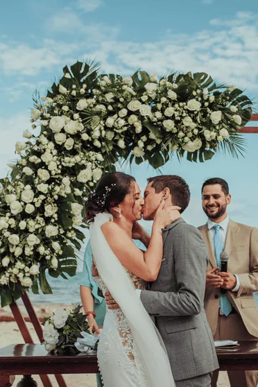 Graziella e Juan, casamento em Playa del Carmen