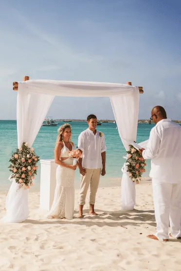 Talita e Fernando, casamento em Aruba