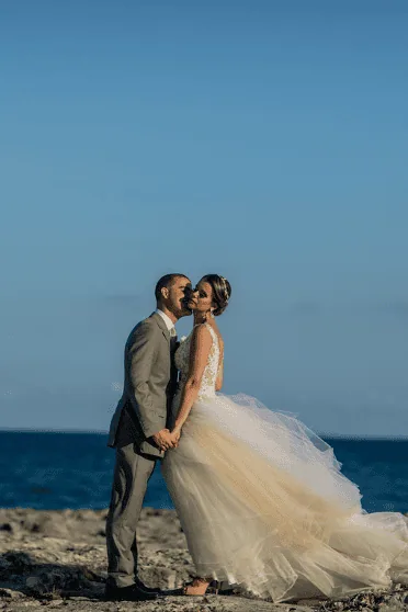 Thais e Oseas, casamento em Riviera Maya