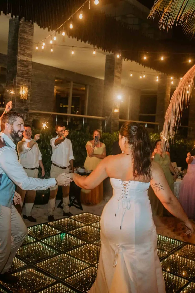 Thaiz e Gustavo, casamento em Playa del Carmen